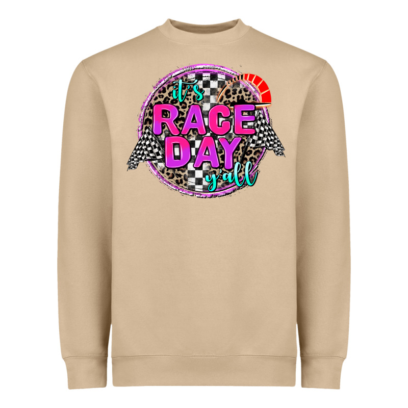 It's Race Day Y'all Heavyweight Sweatshirt by AdoDesignShop | Teevron