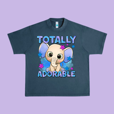 Totally Adorable Elephant Boy Urban Heavy Tee Designed By Adodesignshop