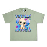 Oil Green totally adorable elephant boy Urban Heavy Tee - AdoDesignShop