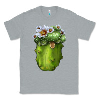 Heather Grey Blossfeldia Cactus Classic Tee - LillyAllenDesigns