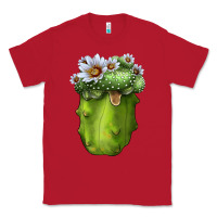 Red Blossfeldia Cactus Classic Tee - LillyAllenDesigns