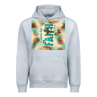 Heather Grey faith with cross Urban Hoodie - TumblerDesignByShophia