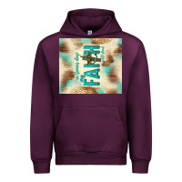 Mauve Wine faith with cross Urban Hoodie - TumblerDesignByShophia