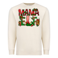 Sandshell Christmas Mama Elf Premium Sweatshirt - BundleAndBundleShop
