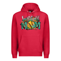 Cardinal Softball Mom Premium Hoodie - Bettercallsaul