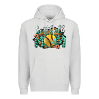 Dove Grey Softball Mom Premium Hoodie - Bettercallsaul