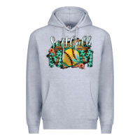 Heather Grey Softball Mom Premium Hoodie - Bettercallsaul