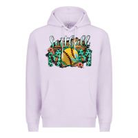 Lilac Softball Mom Premium Hoodie - Bettercallsaul