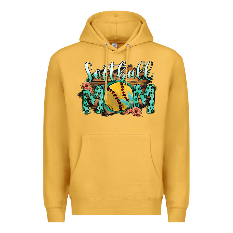 Softball Mom Premium Hoodie by Bettercallsaul | Teevron