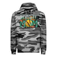Slate Camo Softball Mom Premium Hoodie - Bettercallsaul