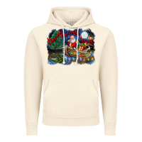Vintage Artic heaux heaux heaux christmas louisiana swamp Vintage Hoodie - FaDigitalArtStudio