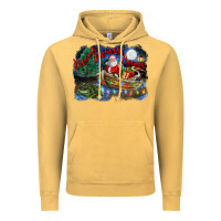 Vintage Mustard heaux heaux heaux christmas louisiana swamp Vintage Hoodie - FaDigitalArtStudio