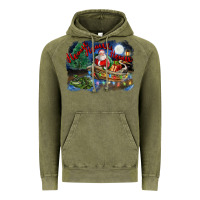 Vintage Olive heaux heaux heaux christmas louisiana swamp Vintage Hoodie - FaDigitalArtStudio