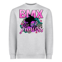 Heather Grey bmx princess Heavyweight Sweatshirt - AdoDesignShop