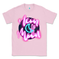Bubblegum Pink neon moon Classic Tee - JahusDesignShop