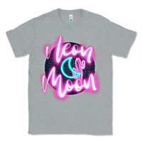 Heather Grey neon moon Classic Tee - JahusDesignShop