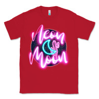 Red neon moon Classic Tee - JahusDesignShop