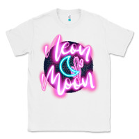White neon moon Classic Tee - JahusDesignShop