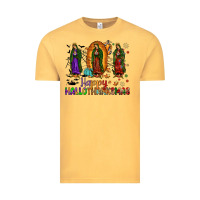 Vintage Mustard our lady of guadalupe happy hallothanksmas Vintage Tee - JahusDesignShop