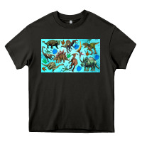 Asphalt dinosaurs sippy cup Heavy Core Tee - Artiststas