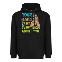 Black your nails say everything about you bbs Heavyweight Hoodie - BundleAndBundleShop