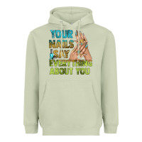 Matcha your nails say everything about you bbs Heavyweight Hoodie - BundleAndBundleShop