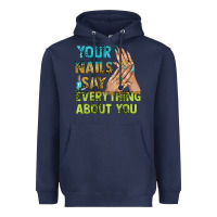 Navy your nails say everything about you bbs Heavyweight Hoodie - BundleAndBundleShop