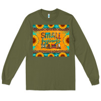 Army Green small business mama leopard turquoise aztec serape cowhide sunflowers Long Sleeve Tee - Artiststas