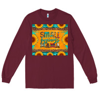 Burgundy small business mama leopard turquoise aztec serape cowhide sunflowers Long Sleeve Tee - Artiststas