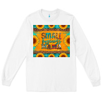 White small business mama leopard turquoise aztec serape cowhide sunflowers Long Sleeve Tee - Artiststas