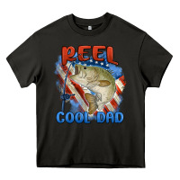Asphalt reel cool dad Heavy Core Tee - MaliasSmallBusiness