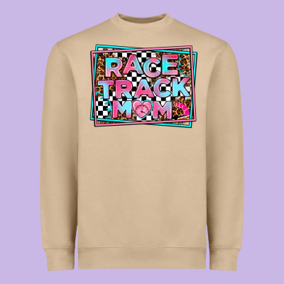 Race Track Mom Heavyweight Sweatshirt Designed By Adodesignshop