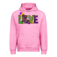 Fuchsia Pink Love Louisiana Urban Hoodie - HowdyJamesFarm