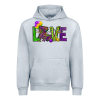 Heather Grey Love Louisiana Urban Hoodie - HowdyJamesFarm
