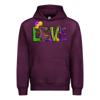 Mauve Wine Love Louisiana Urban Hoodie - HowdyJamesFarm