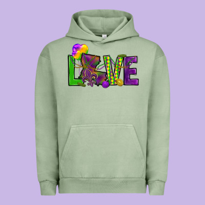 Love Louisiana Urban Hoodie Designed By Howdyjamesfarm