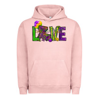 Pigment Salmon Love Louisiana Urban Hoodie - HowdyJamesFarm