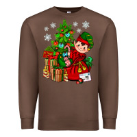 Chestnut Santa's Elf Christmas Premium Sweatshirt - BundleAndBundleShop