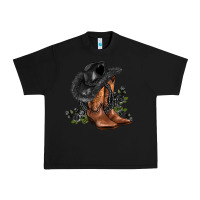 Black black cowgirl  and roses Urban Heavy Tee - AdoDesignShop