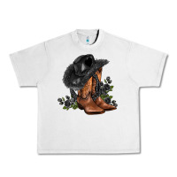 Lunar Rock black cowgirl  and roses Urban Heavy Tee - AdoDesignShop