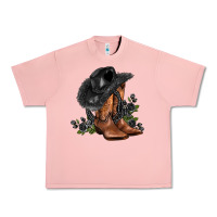 Salmon black cowgirl  and roses Urban Heavy Tee - AdoDesignShop