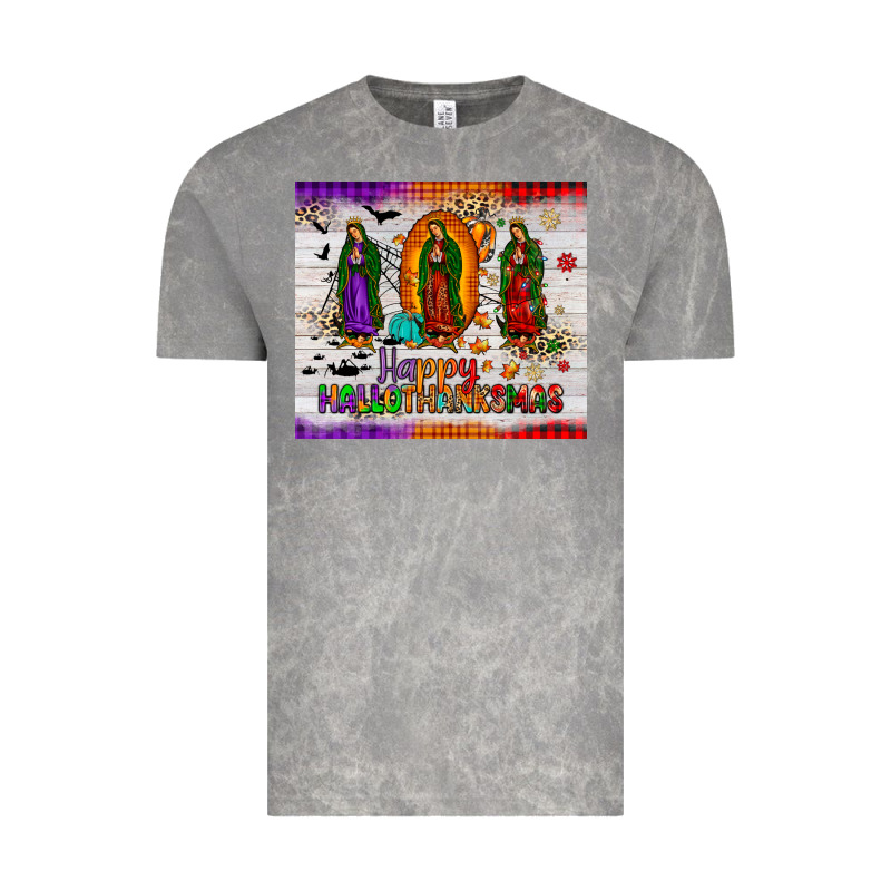 Our Lady Of Guadalupe Happy  Hallothanksmas Tumbler Vintage Tee by JahusDesignShop | Teevron