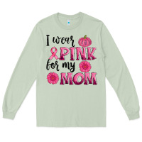Matcha i wear pink for my mom sunlower and pumpkin Long Sleeve Tee - AdoDesignShop