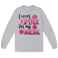Moon Dust i wear pink for my mom sunlower and pumpkin Long Sleeve Tee - AdoDesignShop