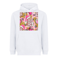 White christmas cake and pink mug seamless pattern bbs Heavyweight Hoodie - BundleAndBundleShop