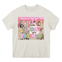 Cream have the day you deserve Heavy Core Tee - MaliasSmallBusiness