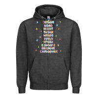 Charcoal Heather jesus names believe Zipper Hoodie - MaliasSmallBusiness