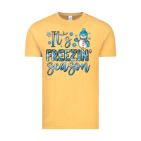 Vintage Mustard it s freezin season Vintage Tee - JahusDesignShop
