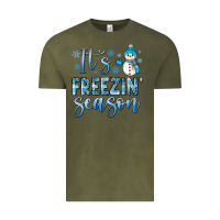 Vintage Olive it s freezin season Vintage Tee - JahusDesignShop
