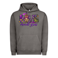 Pigment Tornado Love Mardi Gras with gnome Urban Hoodie - HowdyJamesFarm